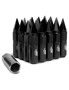 Tuercas de Rueda J2 Engineering M12 x 1.25 20 Pcs Negro