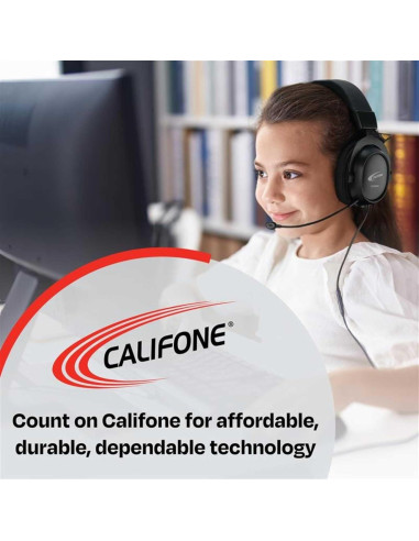 Auricular Califone NeoTech Plus 1017AV 3.5mm Negro