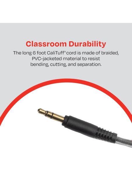 Auricular Califone NeoTech Plus 1017AV 3.5mm Negro