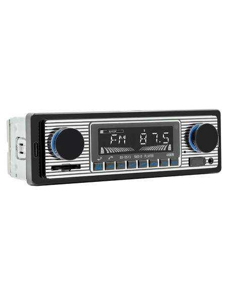 Radio de Coche Dirkoercy SWM5513 Bluetooth FM USB AUX