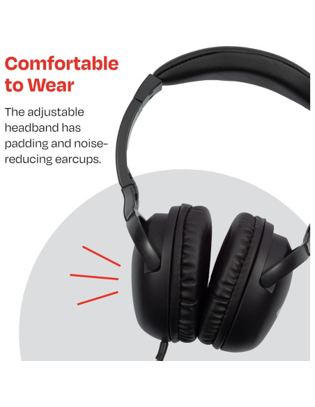 Auricular Califone NeoTech Plus 1017AV 3.5mm Negro