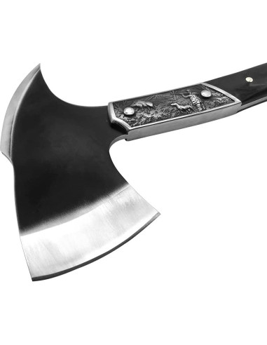 Hacha de Camping FU-GLBY Retro 30.48 cm Mango Madera