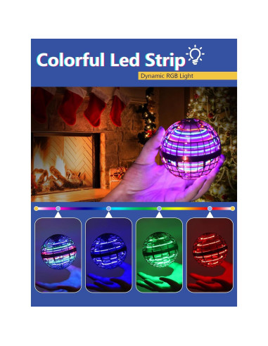 Bola Voladora Galaxy Ball DONGGUAN Rojo 2024 para Niños