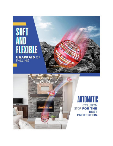 Bola Voladora Galaxy Ball DONGGUAN Rojo 2024 para Niños