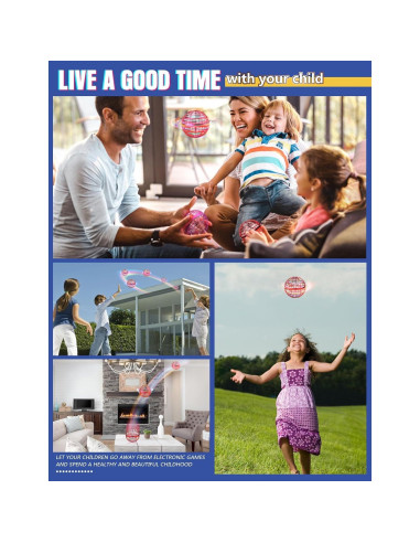 Bola Voladora Galaxy Ball DONGGUAN Rojo 2024 para Niños