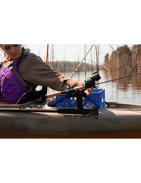 Soporte para caña YakAttack RHM-1001 | Montaje en riel