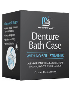 Estuche Limpiador de Dentaduras M3 Naturals 1 Cuenta 2