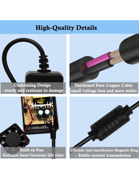 Cargador Rápido 42V 2A Universal para Scooter Eléctrico