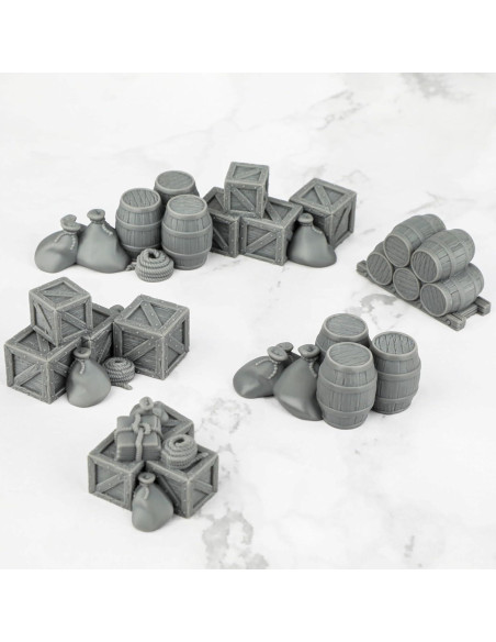 Pilas de Carga Miniatura AUSPDICE para D&D y Wargames