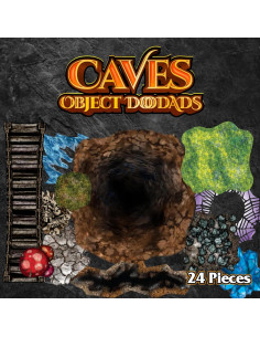 Terreno y Cueva Doble Cara Arcknight 24 Piezas D&D RPG 2
