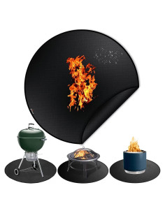 Alfombrilla de Fuego Brinman 100 cm Antideslizante y Resistente