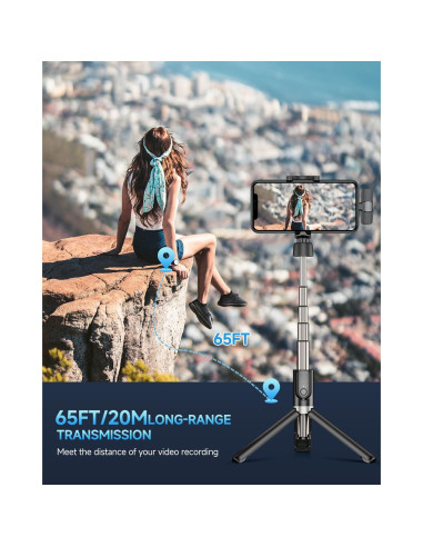 Paquete de 2 Micrófonos Lavalier Inalámbricos K1S para iPhone