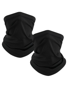 Gaiter de Cuello TICONN Negro Transpirable para Verano