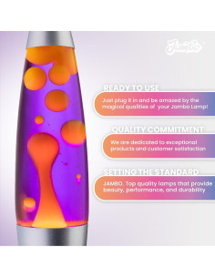 Lámpara Líquida Jambo 40 cm USB Apagado Automático 2