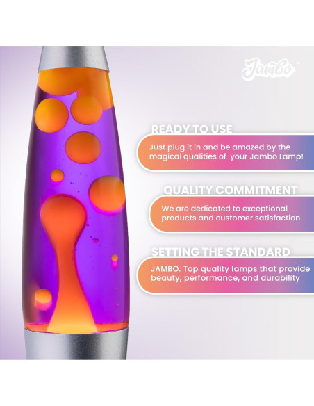 Lámpara Líquida Jambo 40 cm USB Apagado Automático