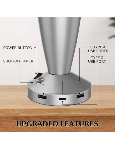 Lámpara Líquida Jambo 40 cm USB Apagado Automático