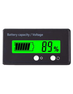 Medidor de Voltaje 12V-84V Teseas con Pantalla LCD Verde