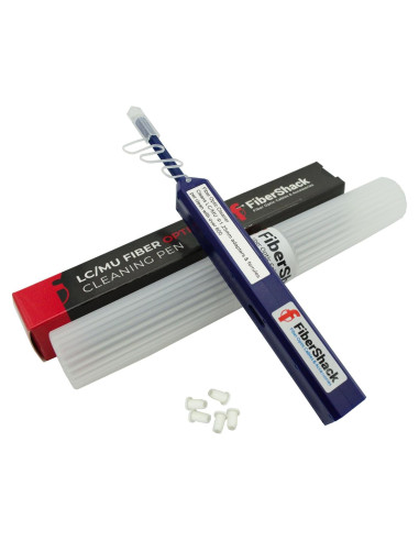 Limpiador de Fibra Óptica FiberShack LC 1.25mm 800+ Limpiezas