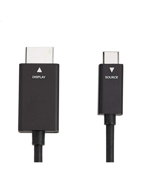 Adaptador USB-C a HDMI Amazon Basics 1.83m 4K 60Hz Negro