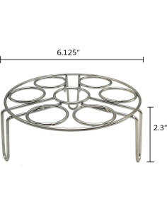 Soporte para Vapor Alamic 3 Qt Acero Inoxidable Multifuncional 2