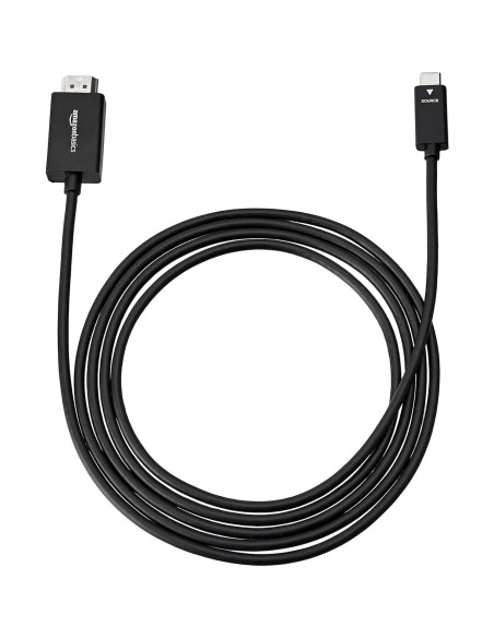 Adaptador USB-C a HDMI Amazon Basics 1.83m 4K 60Hz Negro
