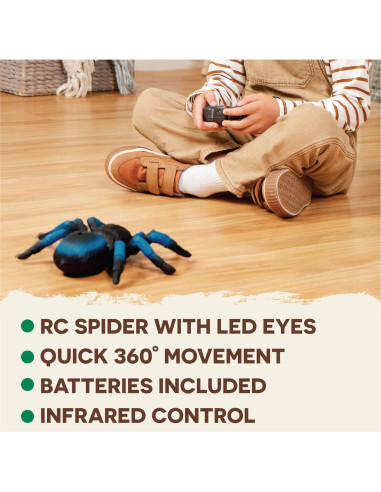 Araña RC Terra by Battat - Control Remoto LED 360 - Juguete