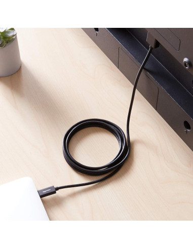 Adaptador USB-C a HDMI Amazon Basics 1.83m 4K 60Hz Negro
