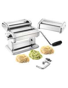 Máquina de Pasta CucinaPro Clásica Manual con Accesorios