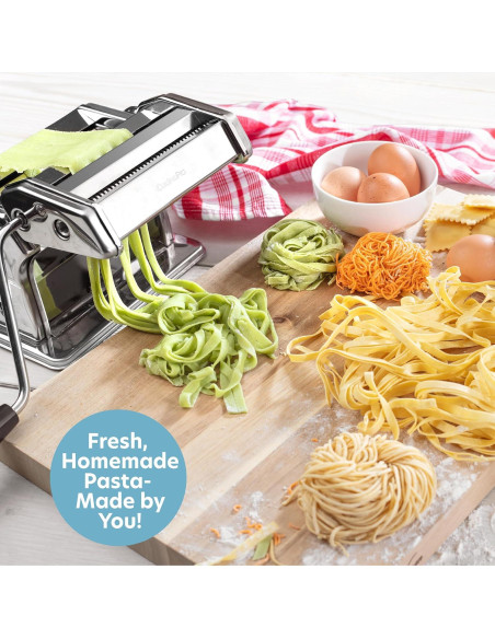 Máquina de Pasta CucinaPro Clásica Manual con Accesorios