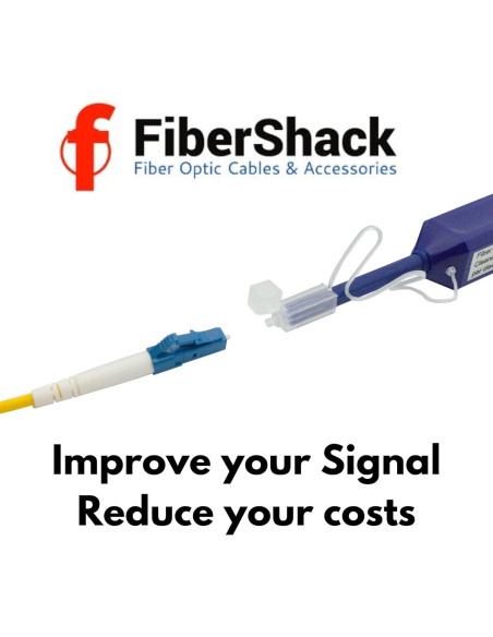 Limpiador de Fibra Óptica FiberShack LC 1.25mm 800+ Limpiezas