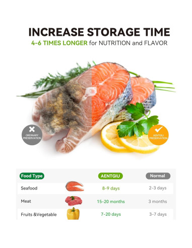 Bolsas de Sellado al Vacío AENTGIU 300 Cuentas 20x30 cm