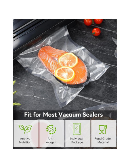 Bolsas de Sellado al Vacío AENTGIU 300 Cuentas 20x30 cm Bolsas de Sellado al Vacío AENTGIU 300 Cuentas 20x30 cm