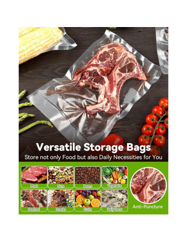 Bolsas de Sellado al Vacío AENTGIU 300 Cuentas 20x30 cm