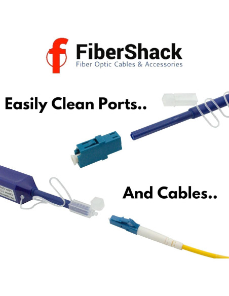 Limpiador de Fibra Óptica FiberShack LC 1.25mm 800+ Limpiezas