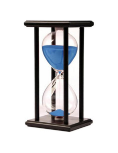 Temporizador de Arena Lodunsyr 60 Minutos Marco Negro Azul