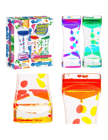 Burbujas de Movimiento Líquido CAILINK - Paquete de 3 Juguetes