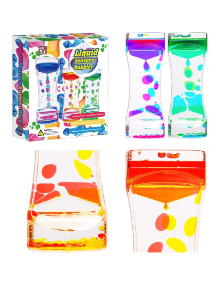 Burbujas de Movimiento Líquido CAILINK - Paquete de 3 Juguetes