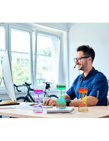 Burbujas de Movimiento Líquido CAILINK - Paquete de 3 Juguetes