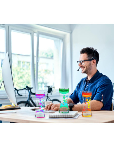 Burbujas de Movimiento Líquido CAILINK - Paquete de 3 Juguetes