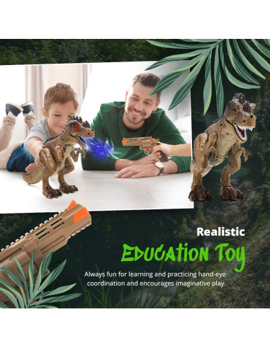 Robot Dinosaurio Greenbo T Rex Control Remoto 27.9x20.3cm