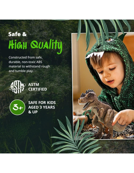 Robot Dinosaurio Greenbo T Rex Control Remoto 27.9x20.3cm