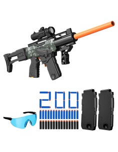 Rifle de Juguete Automático Romker con 200 Dardos y Cargadores