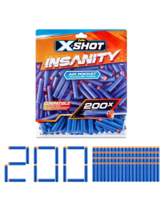 Paquete de 200 Dardos XSHOT Insanity ZURU - Compatible con Blasters