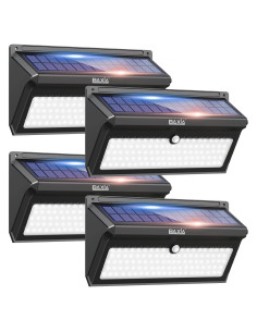 Luces Solares BAXIA 100 LED Impermeables con Sensor 4Pcs