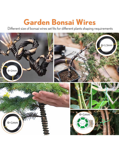 Kit de Herramientas para Bonsai Inntop 20 Pcs para Jardinería