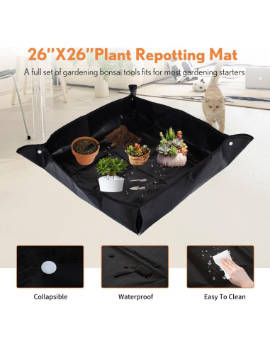 Kit de Herramientas para Bonsai Inntop 20 Pcs para Jardinería