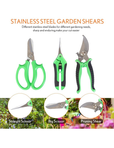 Kit de Herramientas para Bonsai Inntop 20 Pcs para Jardinería