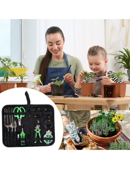 Kit de Herramientas para Bonsai Inntop 20 Pcs para Jardinería