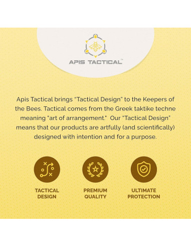 Guantes de Apicultura Apis Tactical Piel Cabra Grande