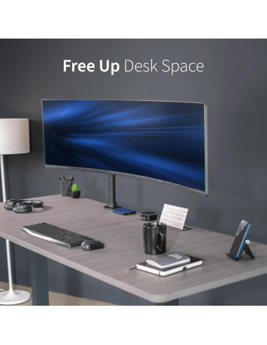 Soporte de Escritorio VIVO para Monitor Ultrawide 114cm Ajustable